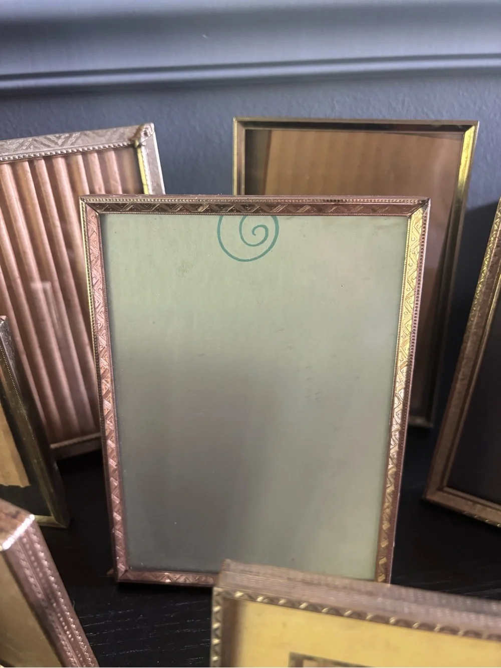Vintage MCM Gold Picture Frame Lot-12 Frames